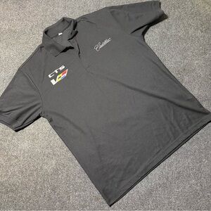 Vintage CTS V Cadillac Men's Charcoal Golf Polo Shirt